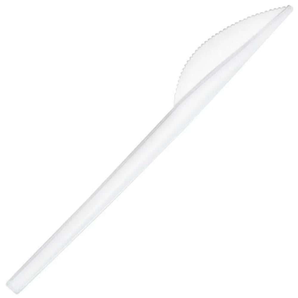 Ece Eko Plastik Bıçak Beyaz 100'lü Paket