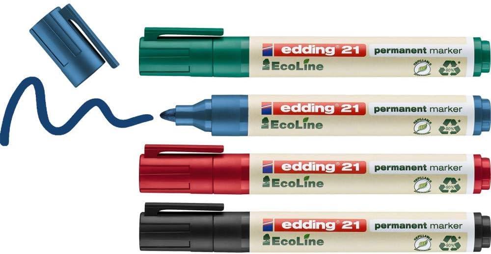 Edding 21 Ecoline Permanent Markör Yeşil
