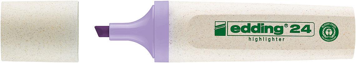 EDDİNG 24 ECOLINE FOSFORLU KALEM PASTEL MOR