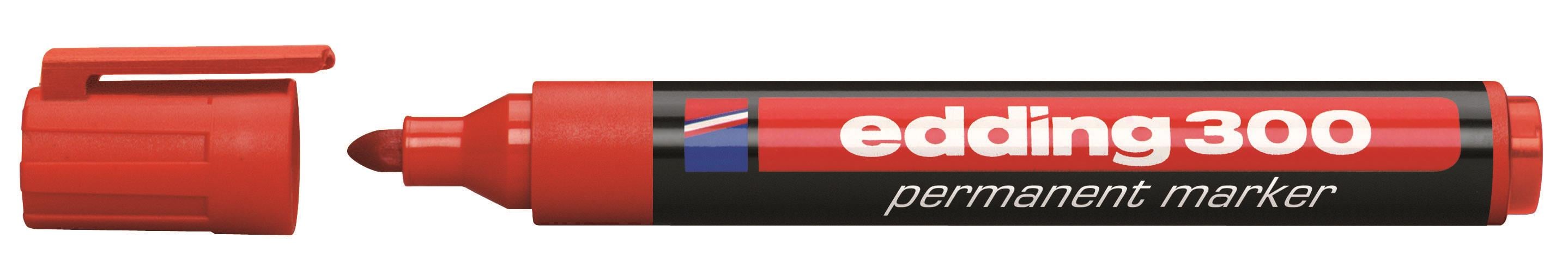 EDDİNG PERMANENT MARKÖR KIRMIZI (E-300)