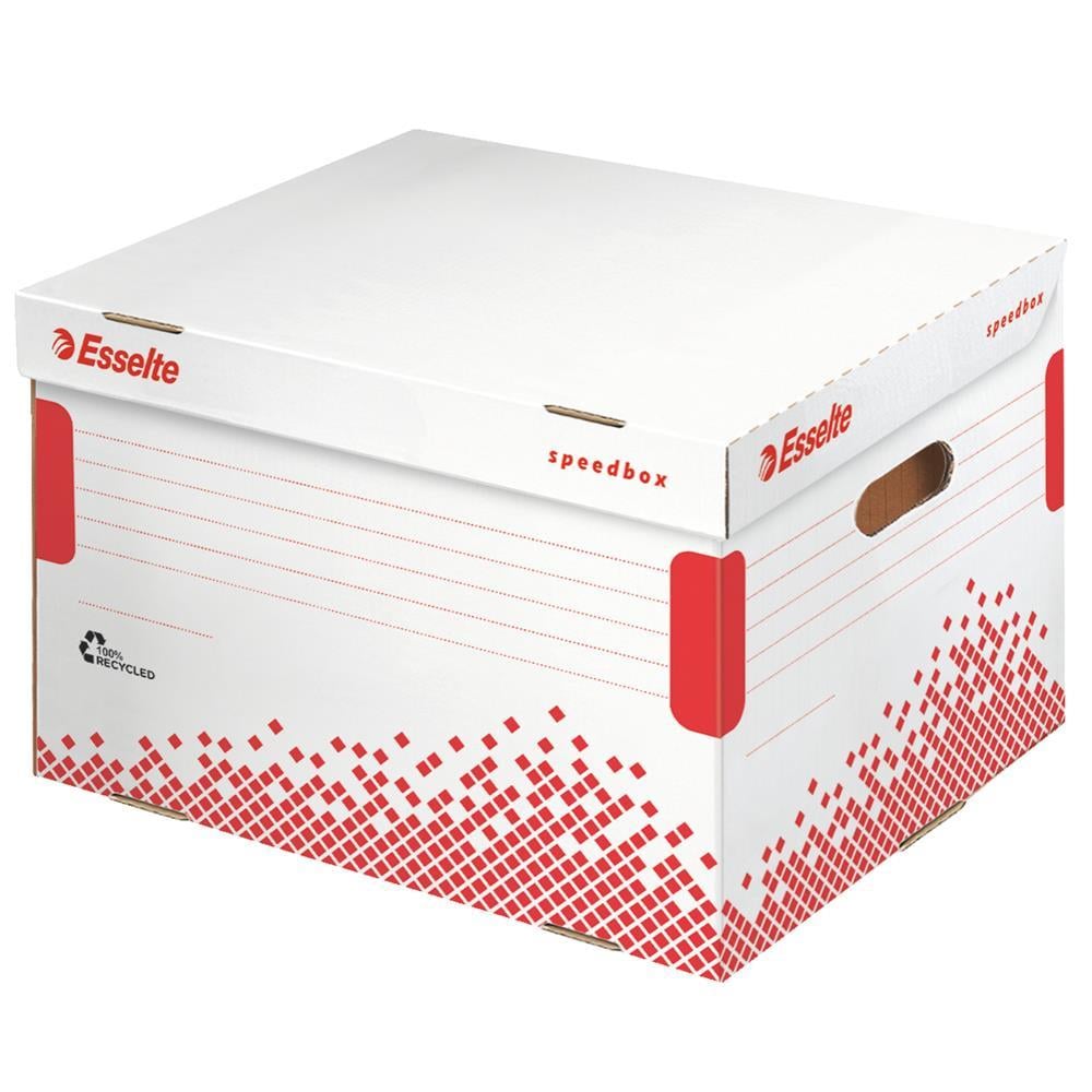 Esselte 623914 Speedbox Arşiv Kutusu 33.4 x 30.1 x 39.2 cm - Beyaz