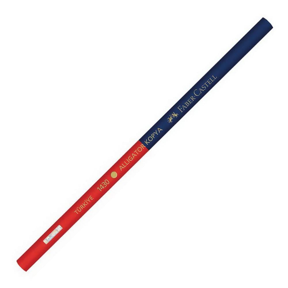 Faber Castell 1430 Kopya Kalemi - Kırmızı  Mavi