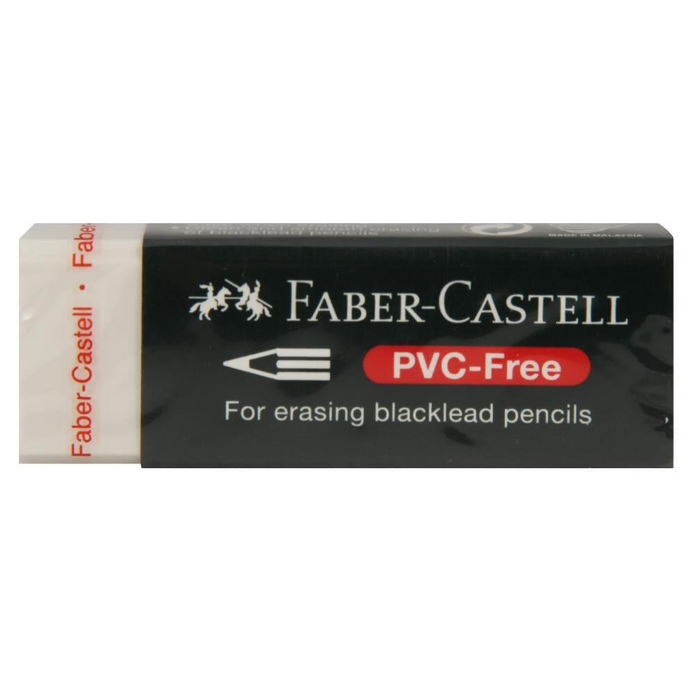 Faber Castell 708530 PVC-Free Büyük Silgi 30 Adet - Beyaz