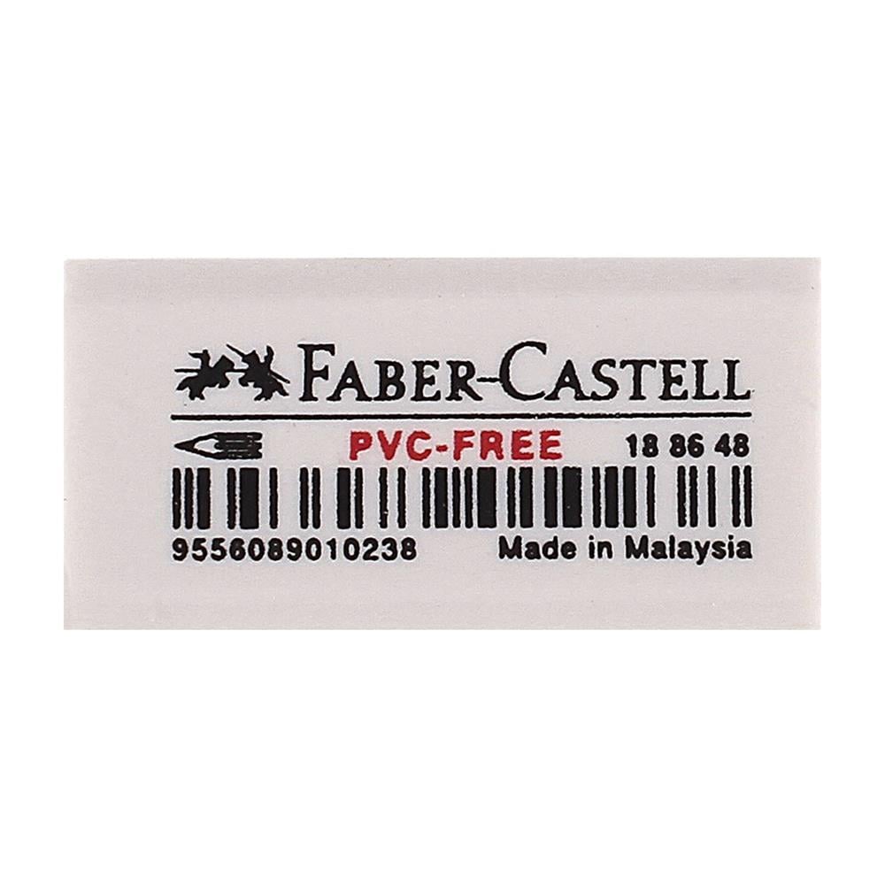 Faber Castell 708648 PVC-Free Küçük Silgi 48 Adet - Beyaz