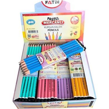 Fatih Kurşun Kalem 12060 Pastel Mercanlı Köşeli