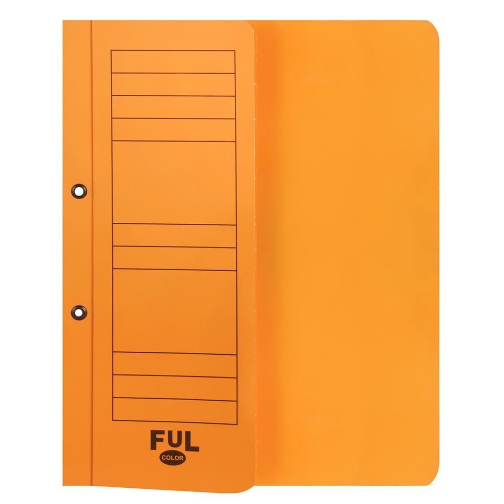 Ful Color 05272 Yarım Kapak Dosya Karton A4 50 Adet - Turuncu