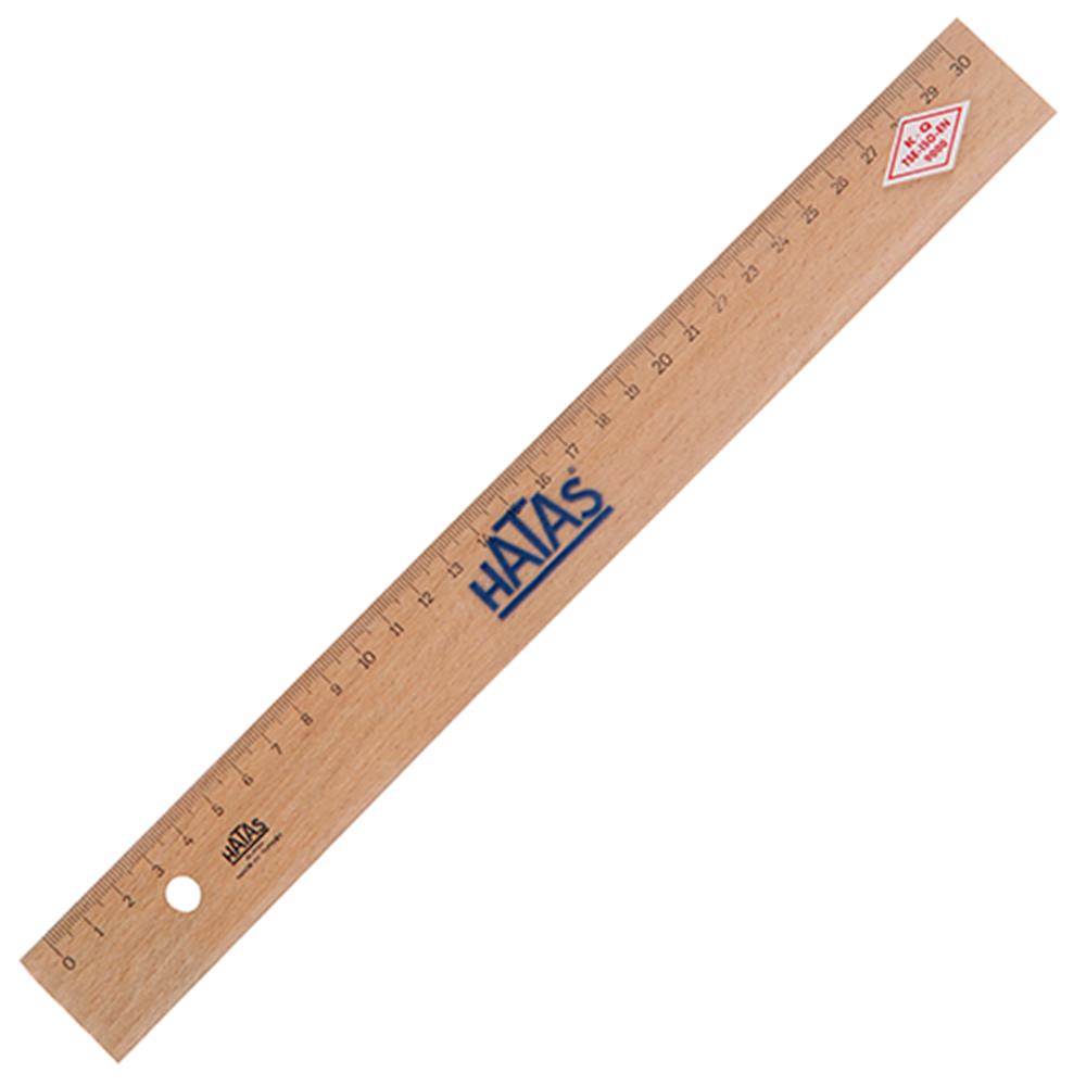 Hatas 0035 Tahta Cetvel 30 cm