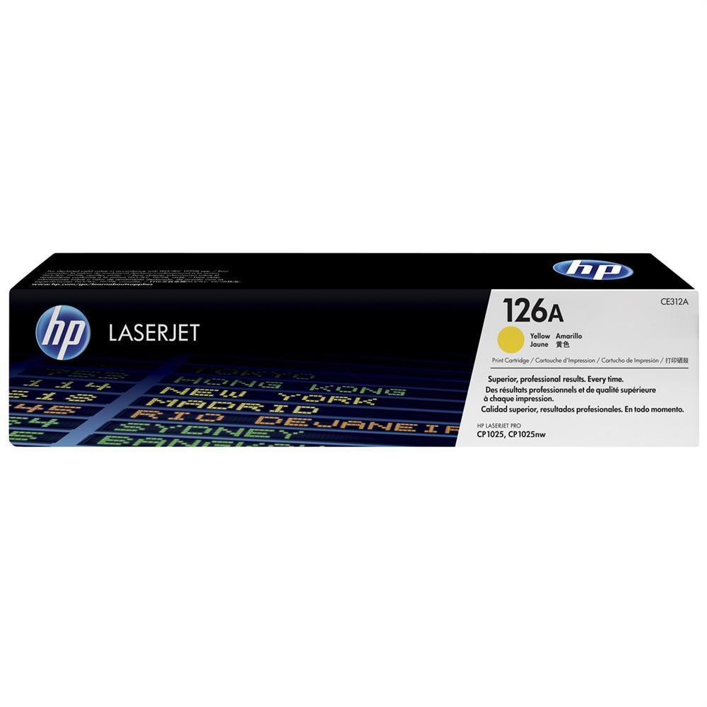 HP 126A CE312A Lazer Toner 1.000 Sayfa - Sarı