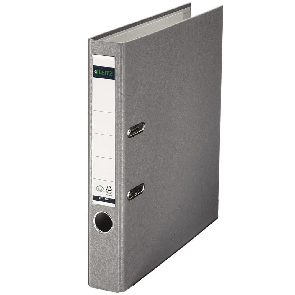 Leitz 1015 180° Plastik Klasör Dar - Gri