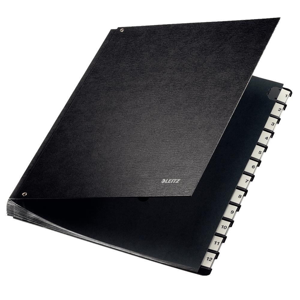 Leitz 5812 Evrak Düzenleyici Dosya 1-12 Rakam - Siyah