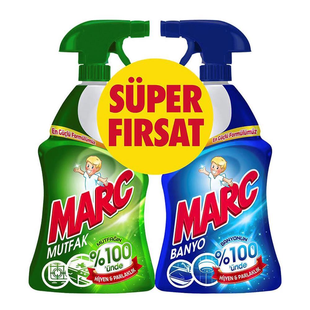 Marc Banyo Temizleyici - 750 ml + Mutfak Temizleyici - 750 ml