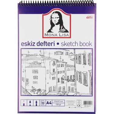Monalisa Eskiz Defteri A4 120 g 50 yp Telli