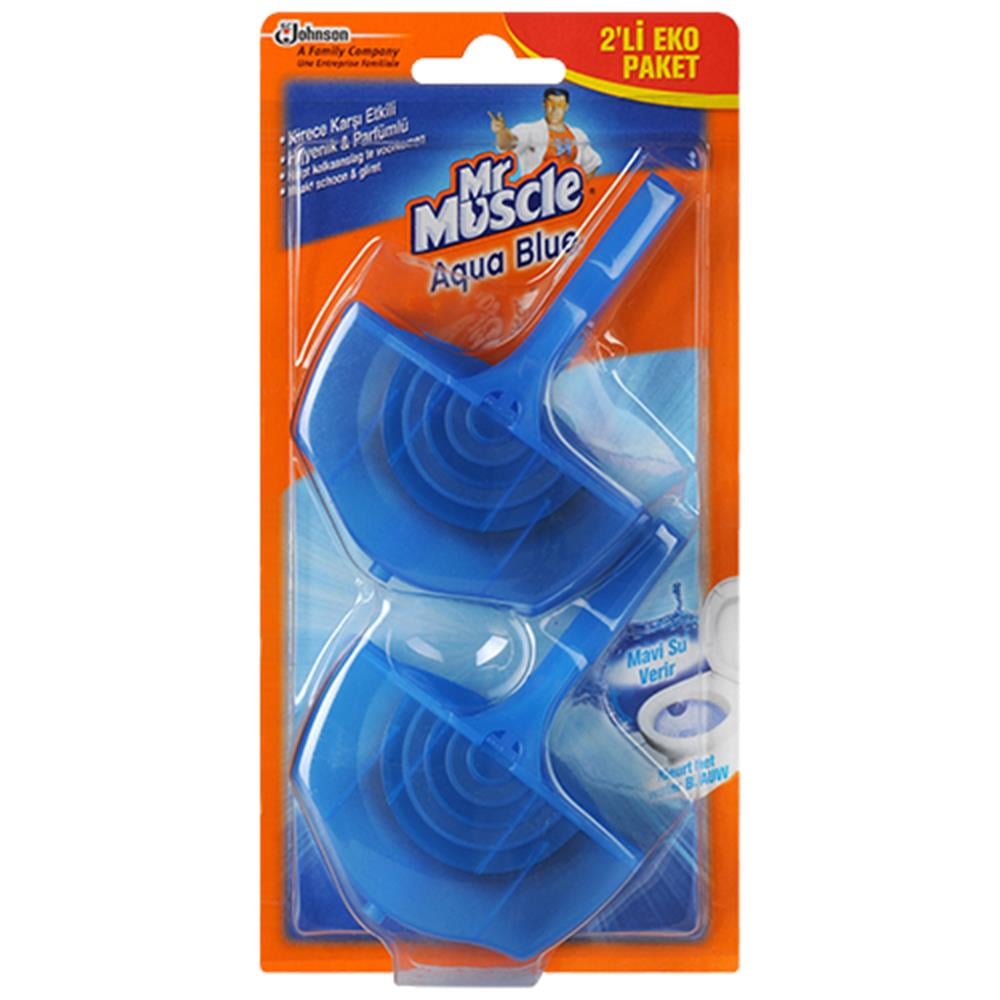 Mr Muscle Klozet Bloğu Aqua 2 x 40 g