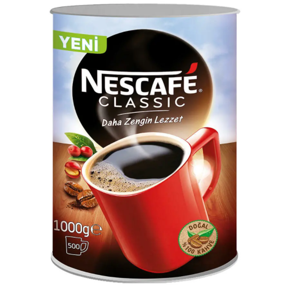 Nescafe Classic Kahve Teneke Kutu 1 kg