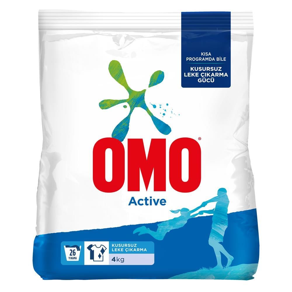 Omo Matik Active Toz Çamaşır Deterjanı 4 kg - 26 Yıkama
