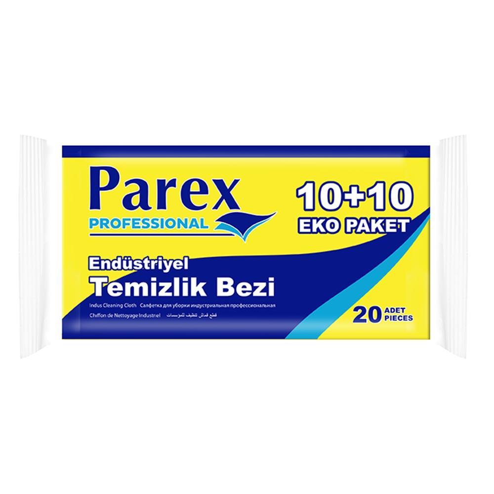 Parex Endüstriyel Temizlik Bezi Eko Paket 34 x 35 cm 20 Adet - Sarı