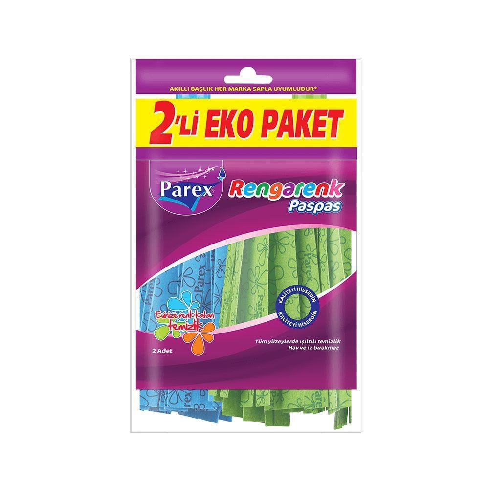 Parex Rengarenk Paspas Yedeği 2 Adet - Karışık Renk
