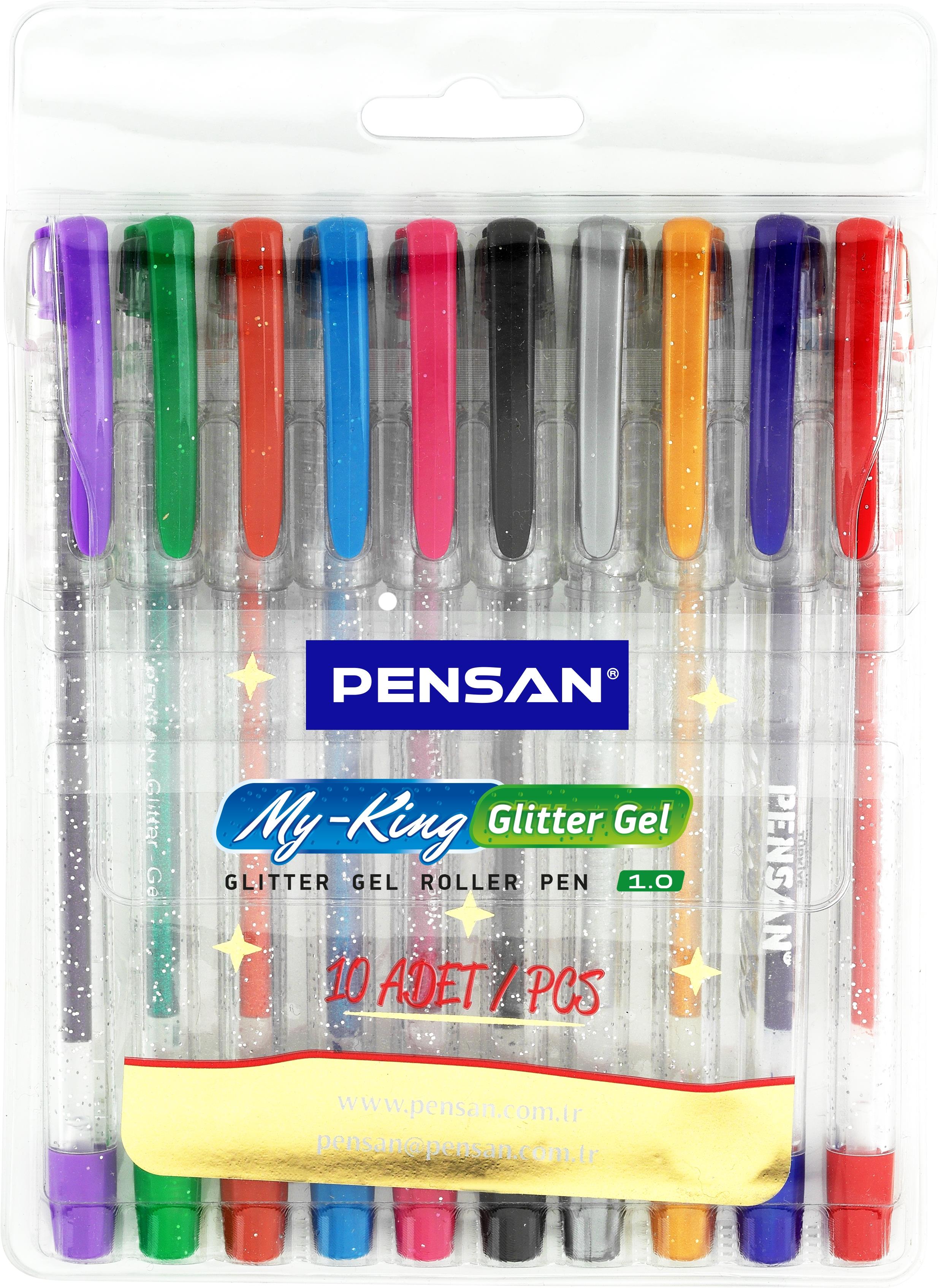 PENSAN 10 RENK SİMLİ GEL SET