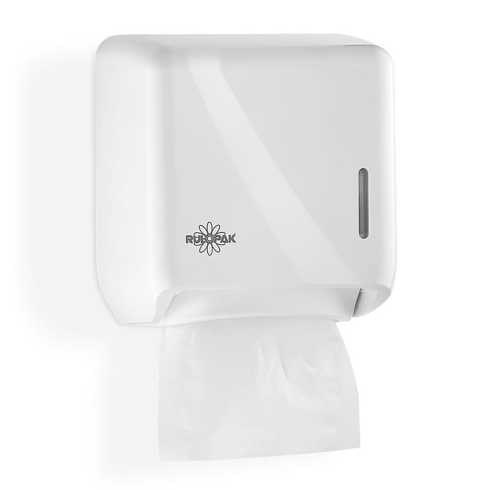 Rulopak R-1319-S Tuvalet Kağıdı Dispenseri Mini Tek Çek - Beyaz