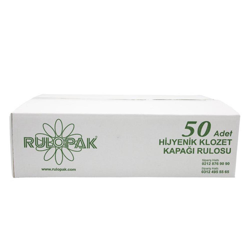 Rulopak R-2201 Sensörlü Hijyenik Klozet Kapağı Rulosu 50 Rulo x 80 Adet