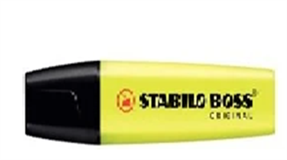 Stabilo Fosforlu Kalem Boss Original Sarı 10'lu