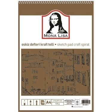 Südor Eskiz Defteri Kraft A4 Telli 115 g 50 y