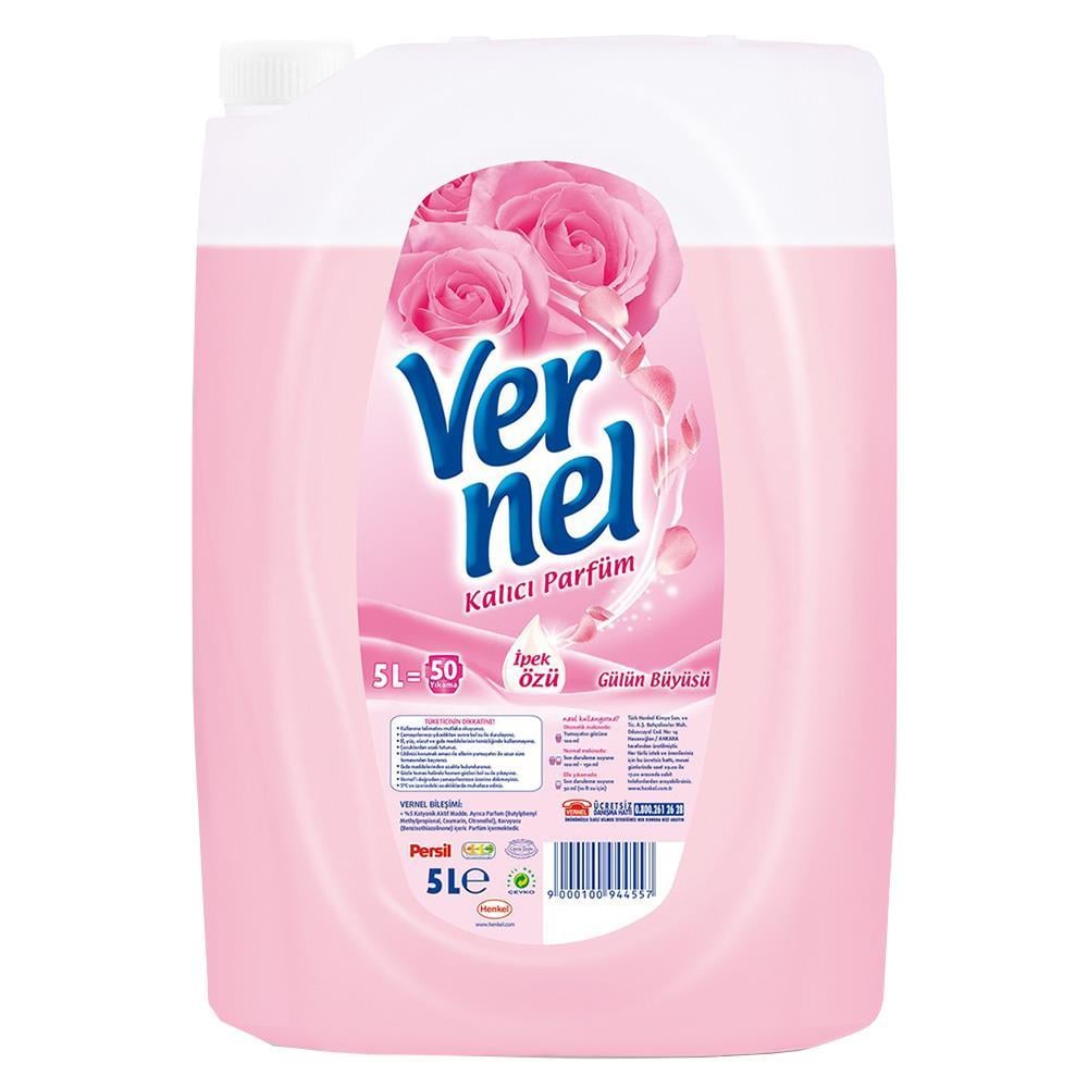 Vernel Çamaşır Yumuşatıcısı Gülün Büyüsü 5 L - 50 Yıkama