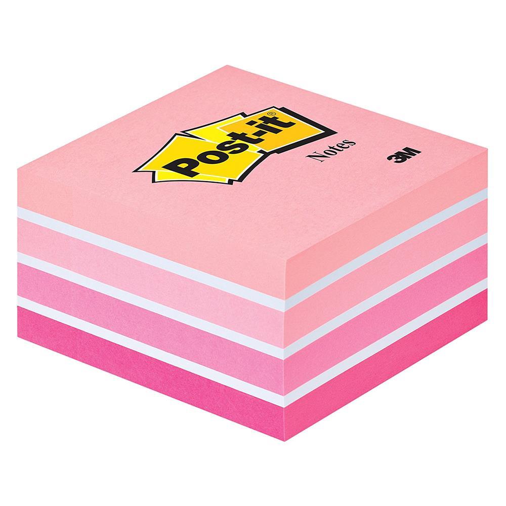3M Post-It 2028P Yapışkanlı Not Kağıdı 76 x 76 mm 450 Yaprak - Pembe Tonları