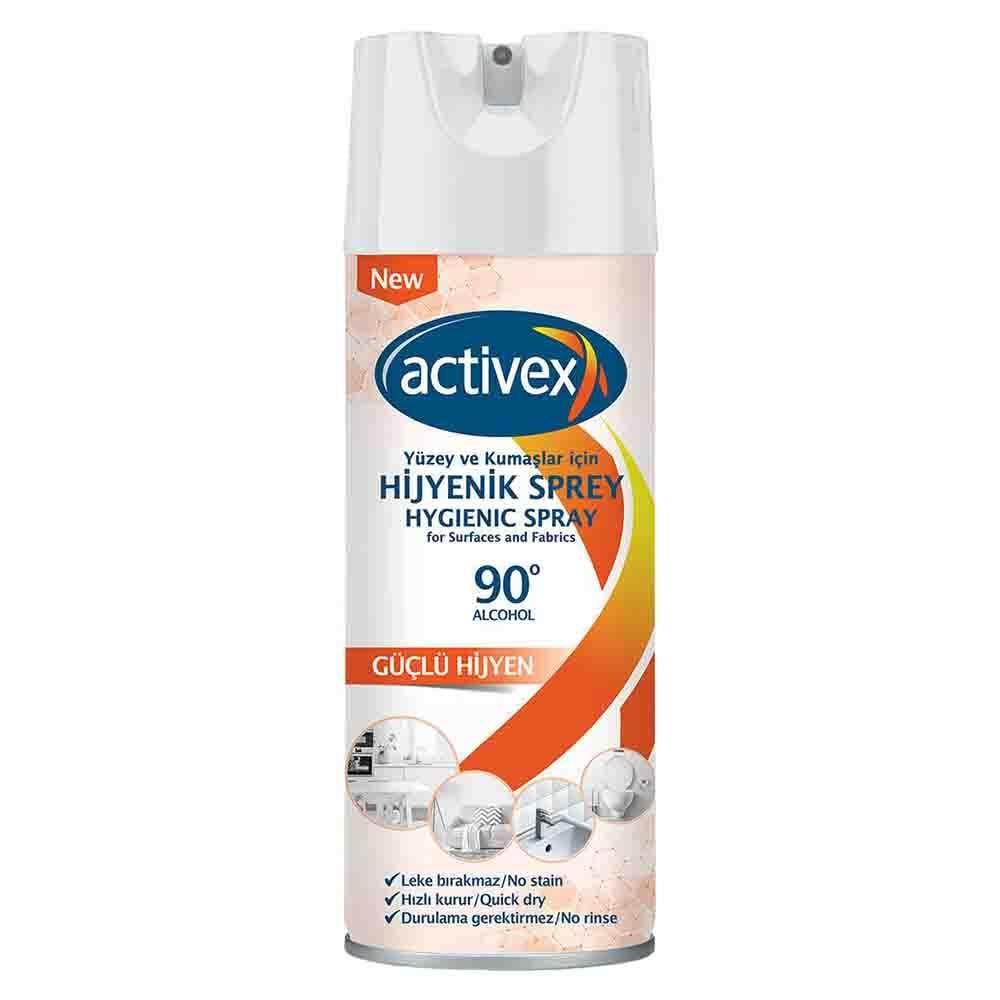 Activex Yüzey ve Kumaşlar İçin Yüzey Temizleyici Hijyenik Sprey 400 ml