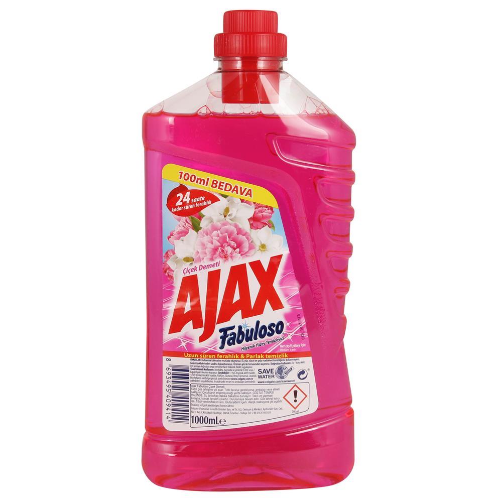 Ajax Fabuloso Yüzey Temizleyici Çiçek Kokulu 1 L