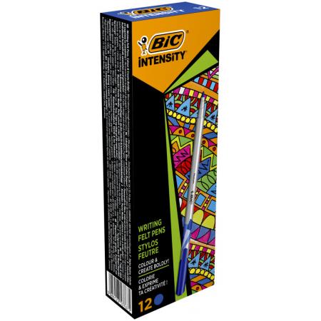 BİC INTENSITY MEDIUM LINER KEÇE UÇLU KALEM MAVİ