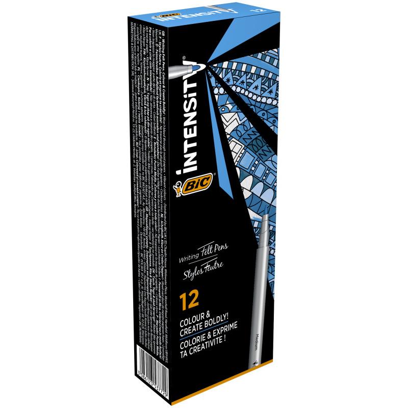 BİC INTENSITY MEDIUM LINER KEÇE UÇLU KALEM TURKUAZ