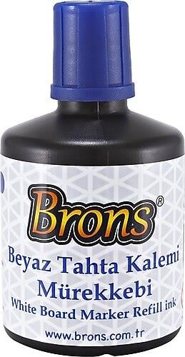 BRONS BOARD MARKER MÜREKKEBİ MAVİ 100 CC