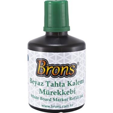 BRONS BOARD MARKER MÜREKKEBİ YEŞİL 100 CC