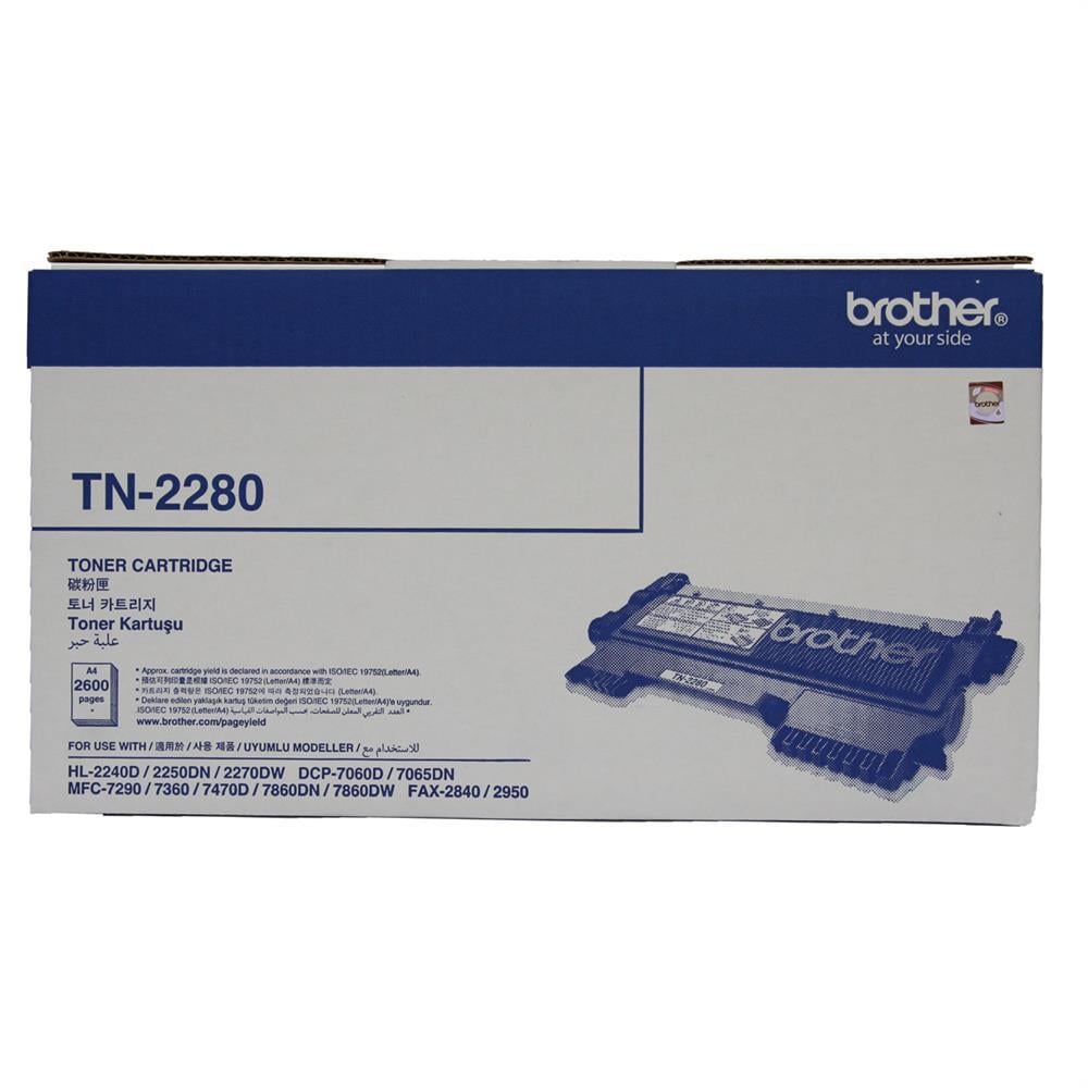 Brother TN-2280 Lazer Toner 2.600 Sayfa - Siyah