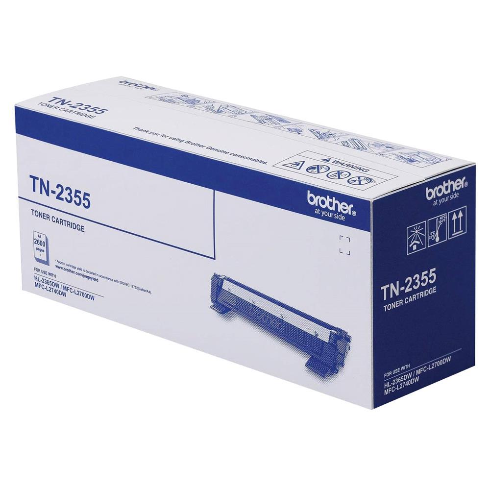 Brother TN-2355 Lazer Toner 2.600 Sayfa - Siyah
