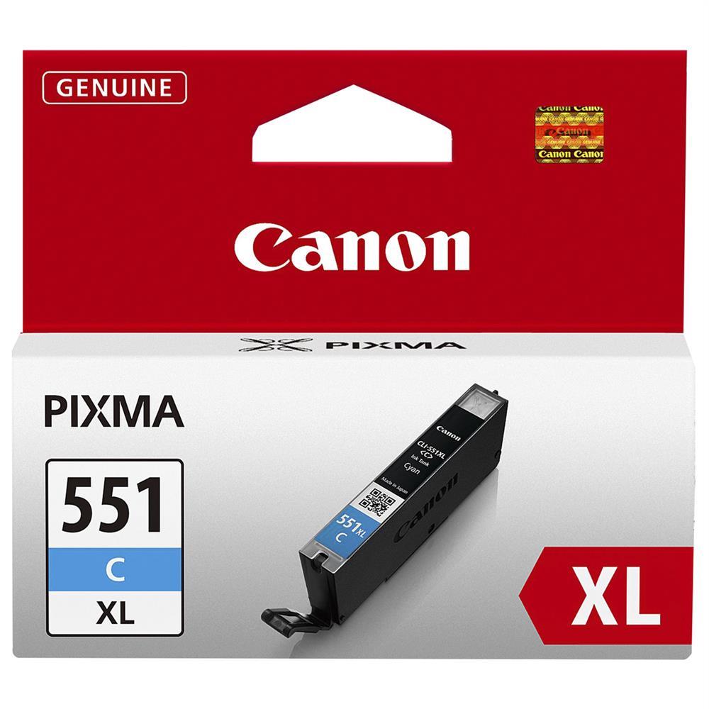 Canon Cli-551C XL (6444B001) Mürekkep Kartuş 700 Sayfa - Mavi