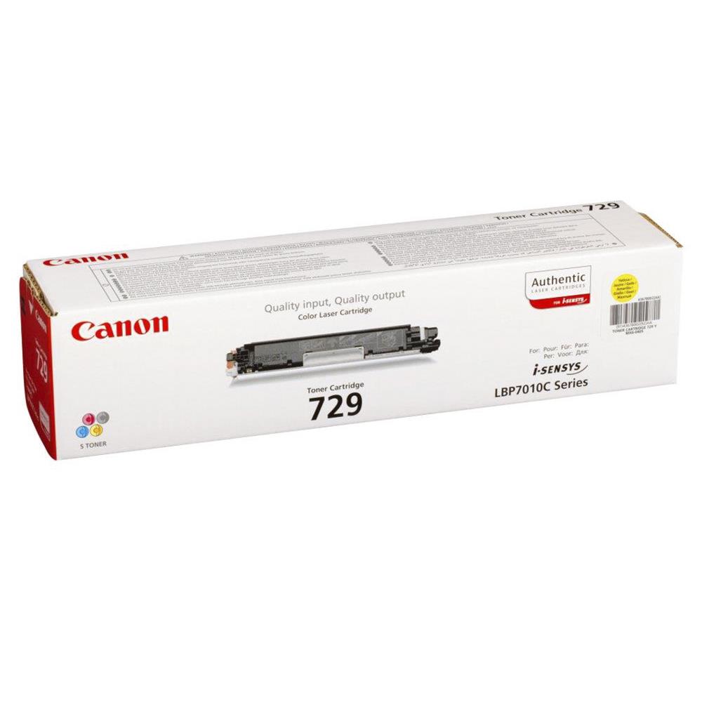 Canon CRG-729Y Lazer Toner 1.000 Sayfa - Sarı
