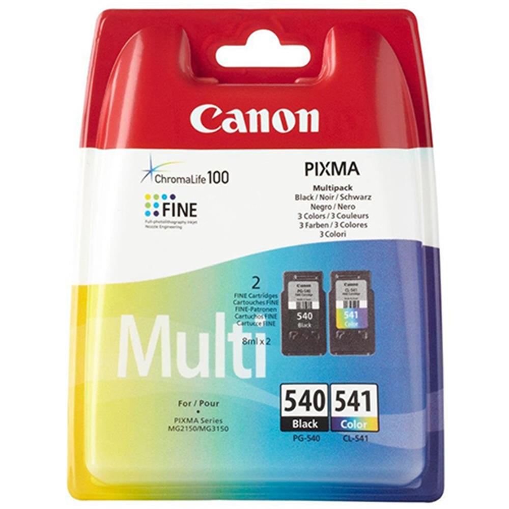 Canon PG-540/CL-541 (5225B006) Mürekkep Kartuş 180 Sayfa - Dört Renkli