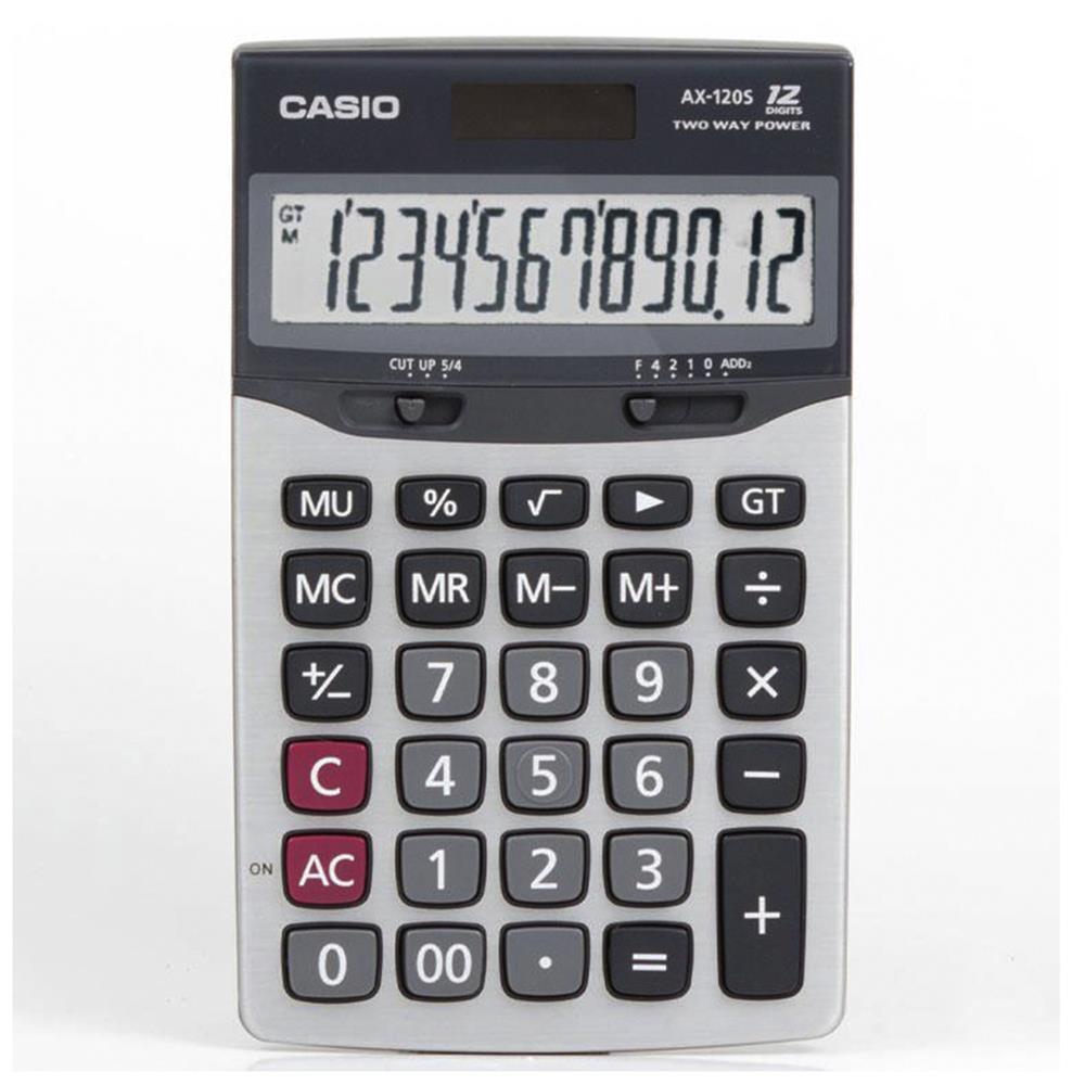 Casio AX-120B Masaüstü Hesap Makinesi 12 Haneli