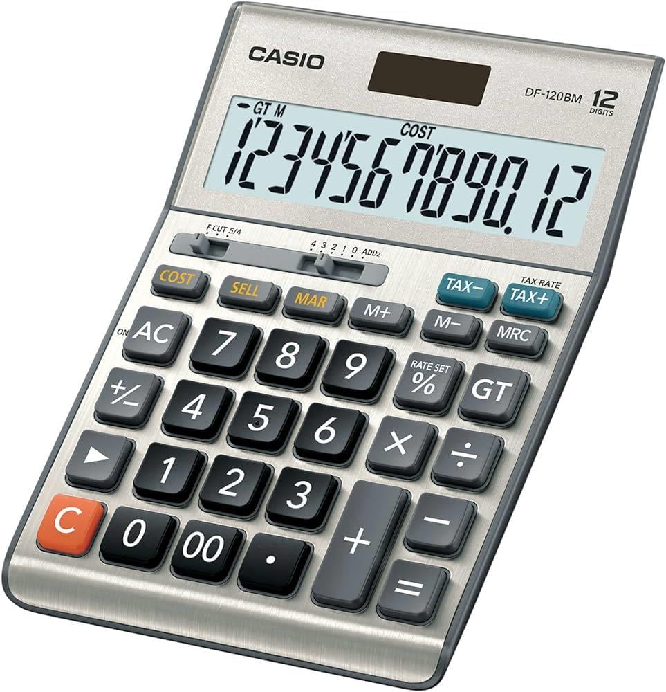 CASIO HESAP MAKİNASI DF-120 BM