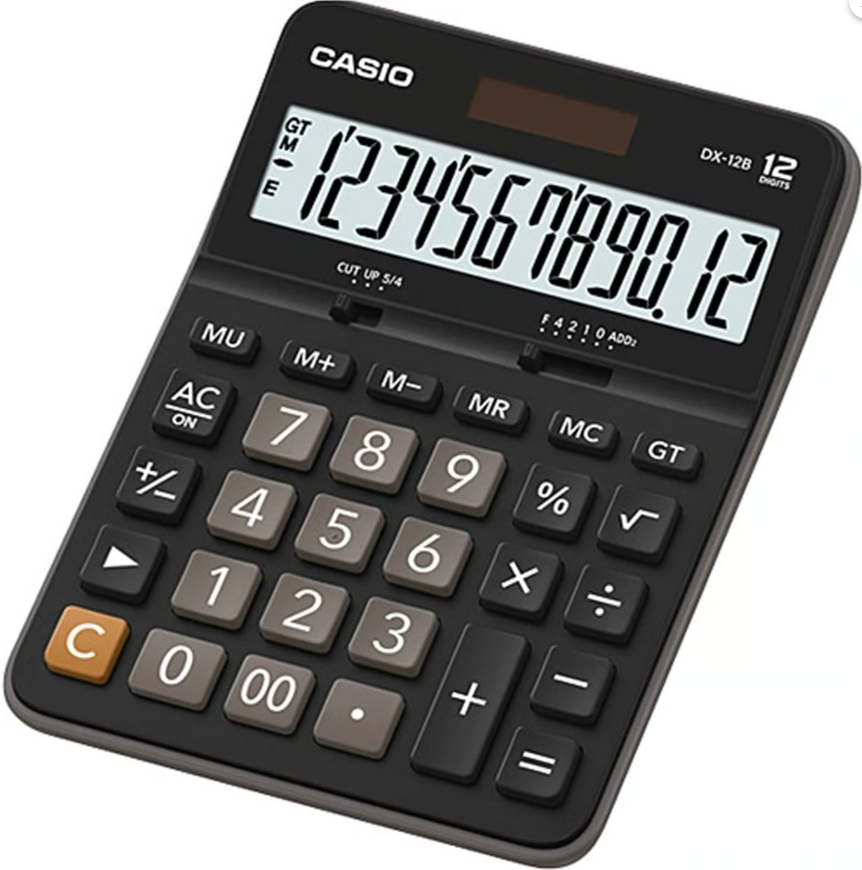 CASIO HESAP MAKİNASI DX-12 B