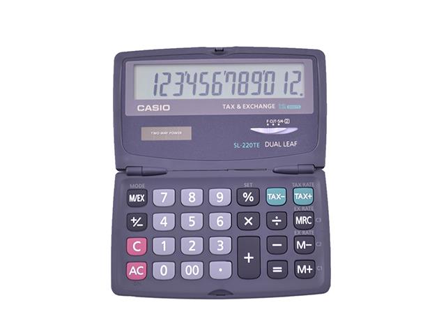 CASIO HESAP MAKİNASI SL-220 TE