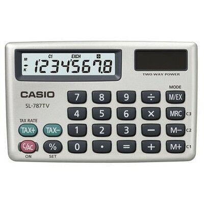 CASIO HESAP MAKİNASI SL-787 TV -BK
