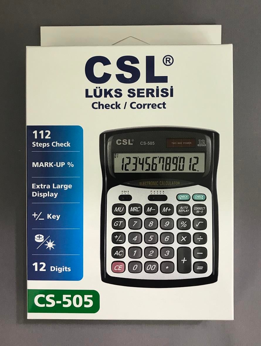 CASLO HESAP MAKİNESİ SU GEÇİRMEZ