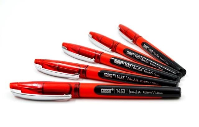 Cassa İmza Kalemi 1.0mm Kırmızı