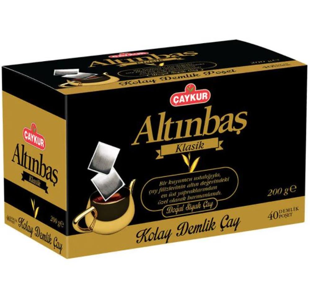 Çaykur Altınbaş Demlik Poşet Çay 200 gr 40'lı Paket