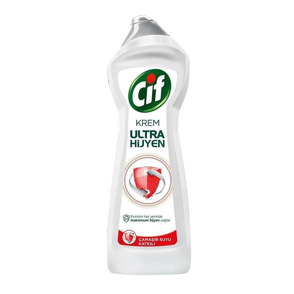 Cif Krem Ultra Hijyen Temizleyici Çamaşır Suyu Katkılı - 675 ml