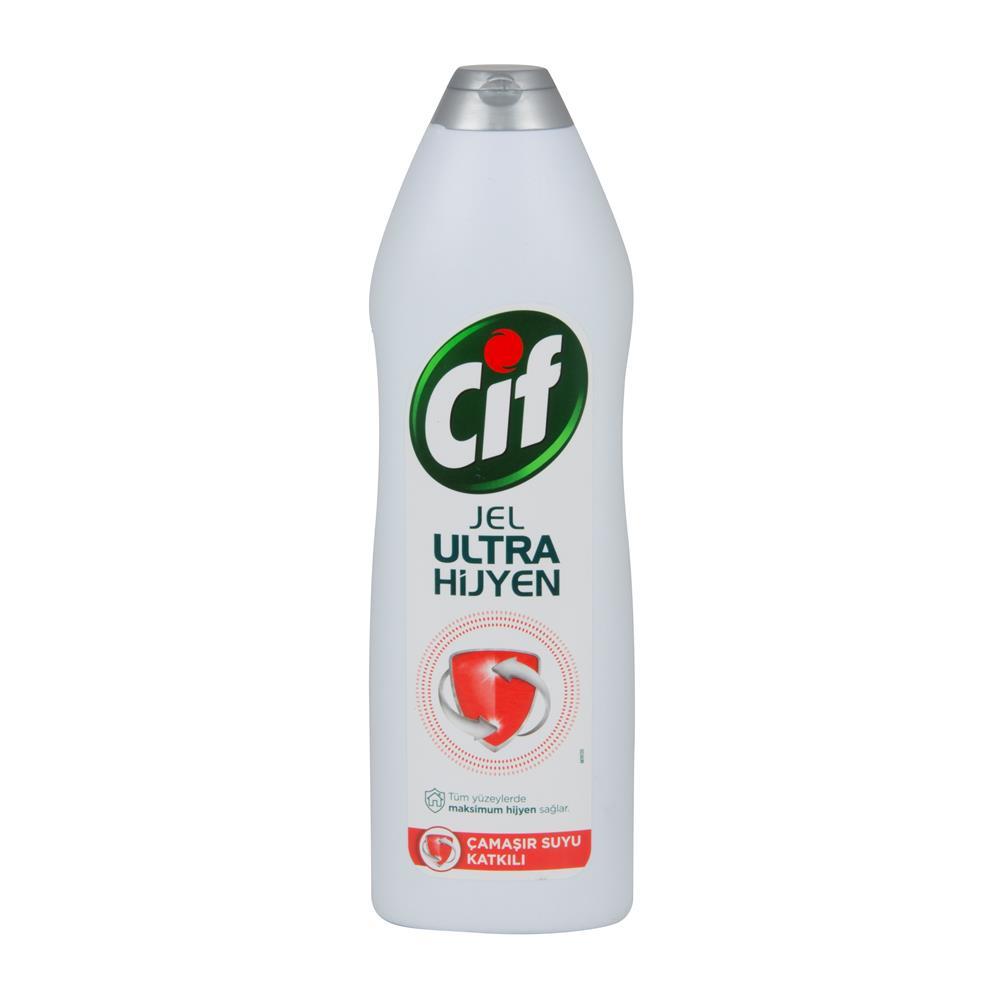 Cif Ultra Hijyen Çamaşır Suyu Katkılı Jel Yüzey Temizleyici 750 ml
