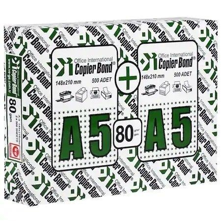 COPİER BOND FOTOKOPİ KAĞIDI A5 1000 Lİ 80 GR